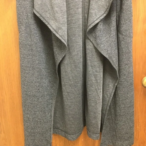 NWT Free People FP Beach Gray Jet Set Cardi Long Hooded Duster - Picture 13 of 15